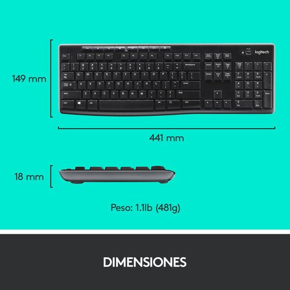 Logitech MK270 Wireless Combo - Keyboard and mouse s | 920-004513