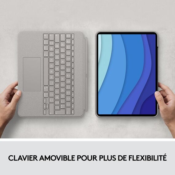Logitech Combo Touch - Keyboard and folio case - wit | 920-010222