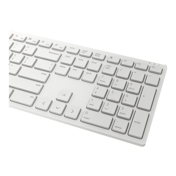 Dell Pro KM5221W - Keyboard and mouse set - wire | KM5221W-WH-GER