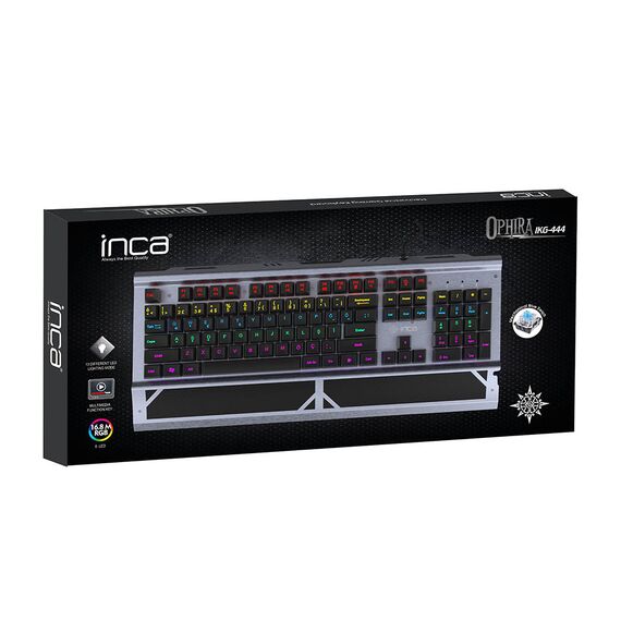 Inca IKG-444 / Full-size (100%) / USB / Mechanical / RGB LED / Ga