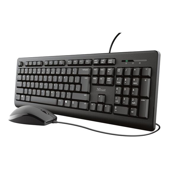 Trust Primo - Keyboard and mouse set - USB - QWERTZ - Ger | 23973