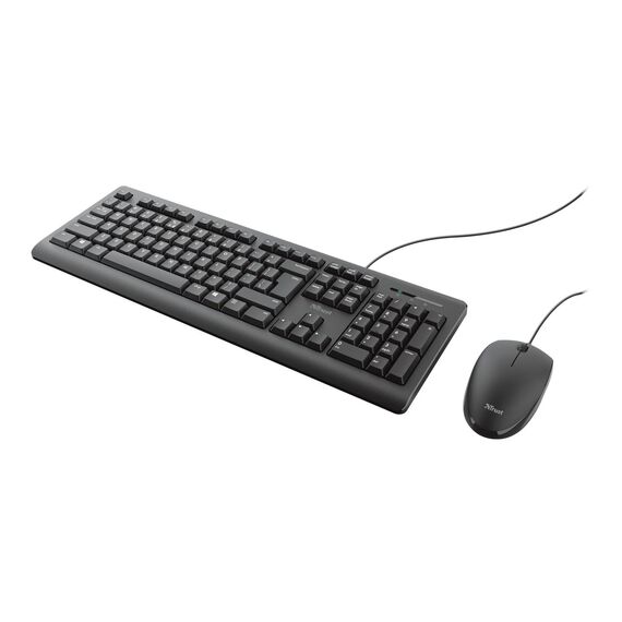 Trust Primo - Keyboard and mouse set - USB - QWERTZ - Ger | 23973