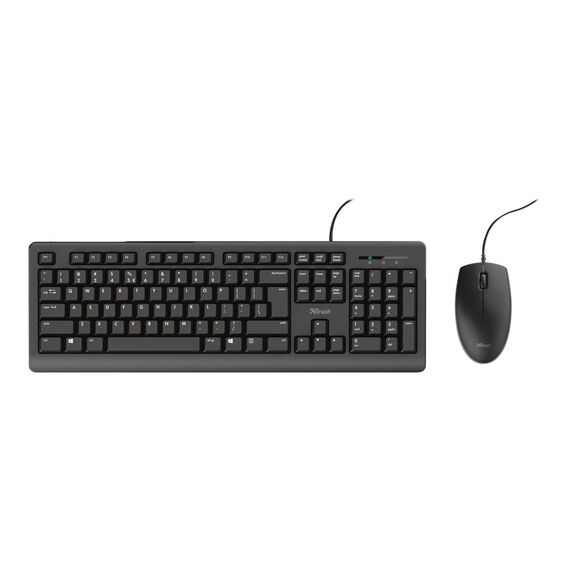 Trust Primo - Keyboard and mouse set - USB - QWERTZ - Ger | 23973