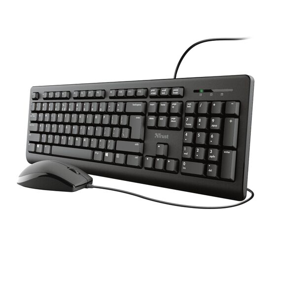 Trust Primo - Keyboard and mouse set - USB - QWERTZ - Ger | 23973