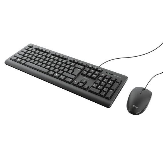 Trust Primo - Keyboard and mouse set - USB - QWERTZ - Ger | 23973