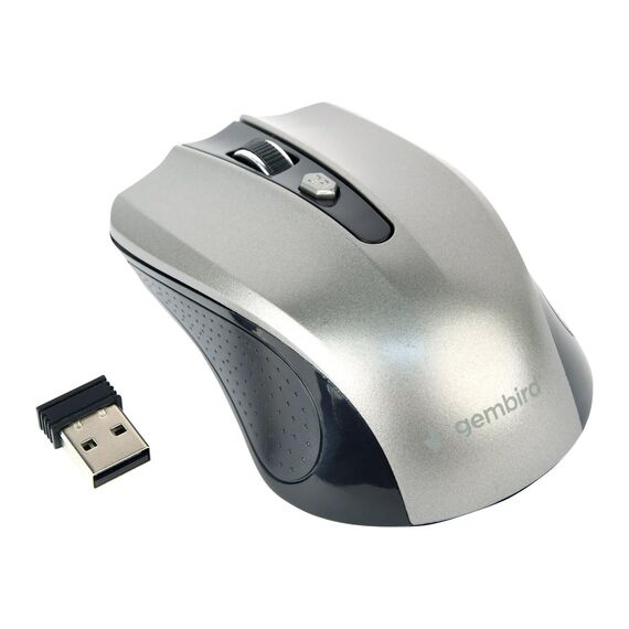 Gembird MUSW-4B-04-BG - Mouse - optical - 4 buttons - wireless -