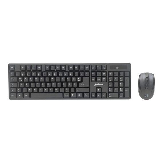 Manhattan - Keyboard and mouse set - wireless - 2.4 GHz  | 179492