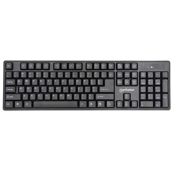 Manhattan - Keyboard and mouse set - wireless - 2.4 GHz  | 179492