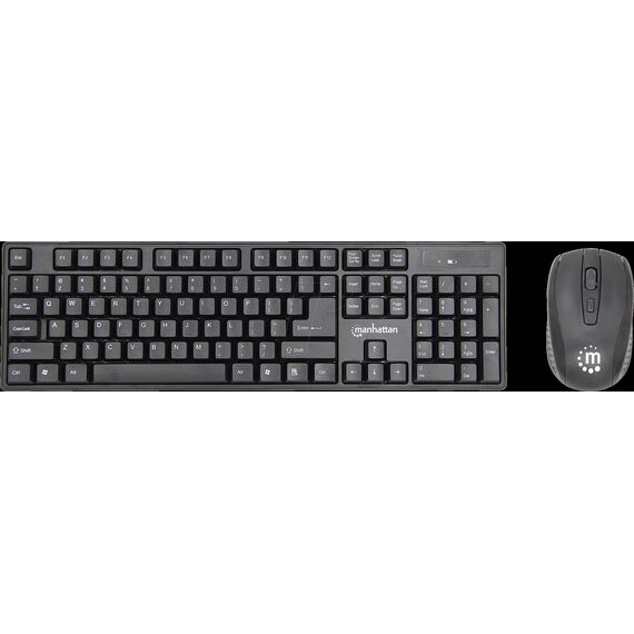 Manhattan - Keyboard and mouse set - wireless - 2.4 GHz  | 179492
