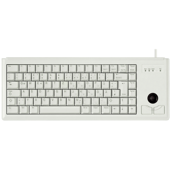 CHERRY Compact-Keyboard G84-4400 - Keyboard - P | G84-4400LPBDE-0