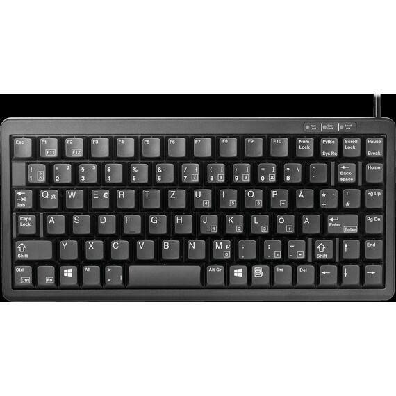 CHERRY Compact-Keyboard G84-4100 - Keyboard - P | G84-4100LCMDE-2