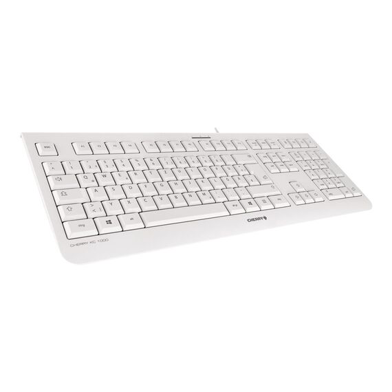 CHERRY KC 1000 - Keyboard - German - light grey | JK-0800DE-0