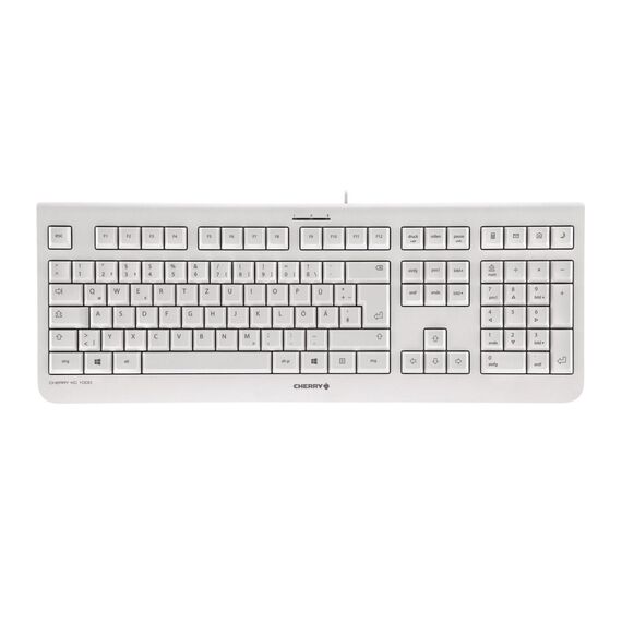 CHERRY KC 1000 - Keyboard - German - light grey | JK-0800DE-0