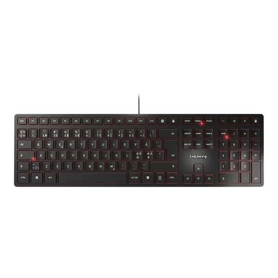 CHERRY KC 6000 SLIM - Keyboard - USB - Pan Nordic - | JK-1600PN-2