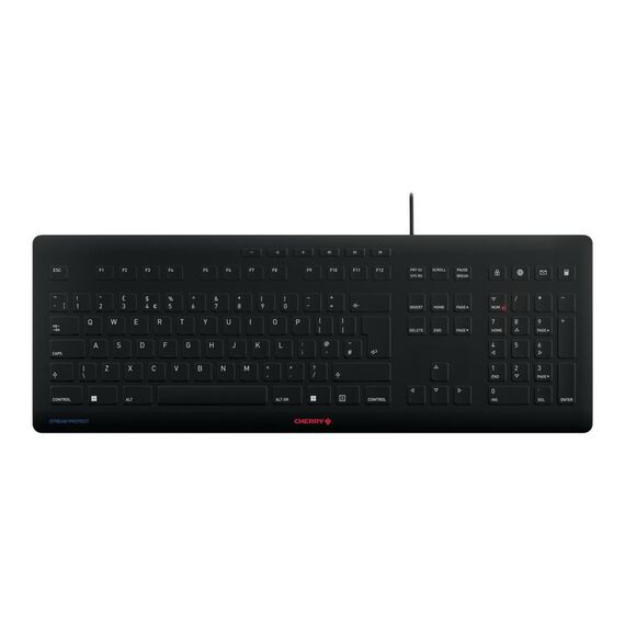 CHERRY STREAM KEYBOARD - Keyboard - disinfectable h | JK-8502GB-2