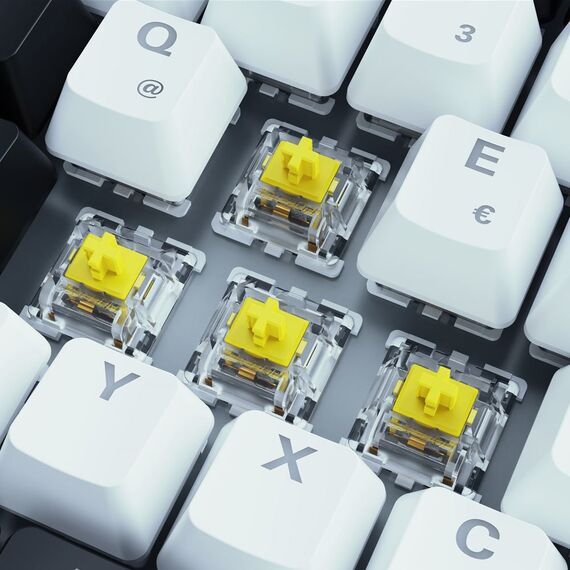 Sharkoon SGK50 S3 wh Gateron Yellow DE | 4044951039180