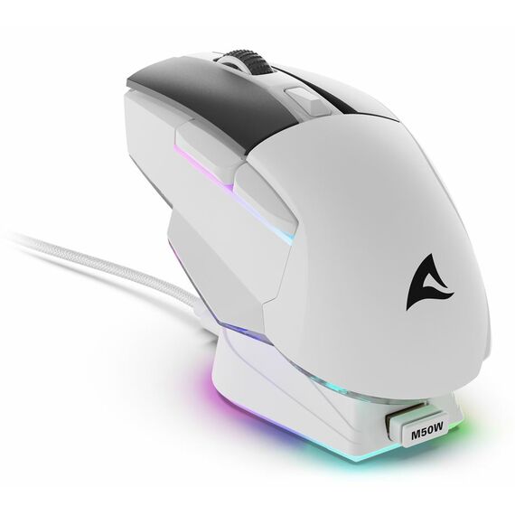 Sharkoon SKILLER SGM50W White - Weiß | 4044951040247