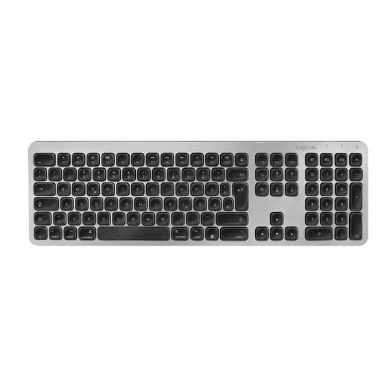 LogiLink - Keyboard - wireless - Bluetooth 4.2 - QWERTZ  | ID0206