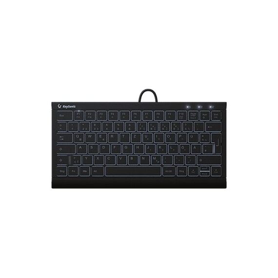 KeySonic KSK-5011ELC - Keyboard - super-mini - backlit -  | 60956