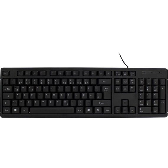 Inter-Tech K-118 - Keyboard - USB - QWERTZ - retail | 88884095