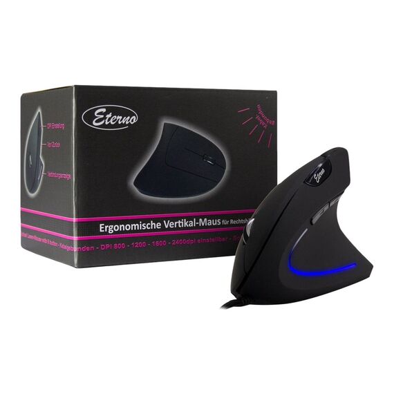 Inter-Tech Eterno KM-206WR - Vertical - vertical mouse | 88884103