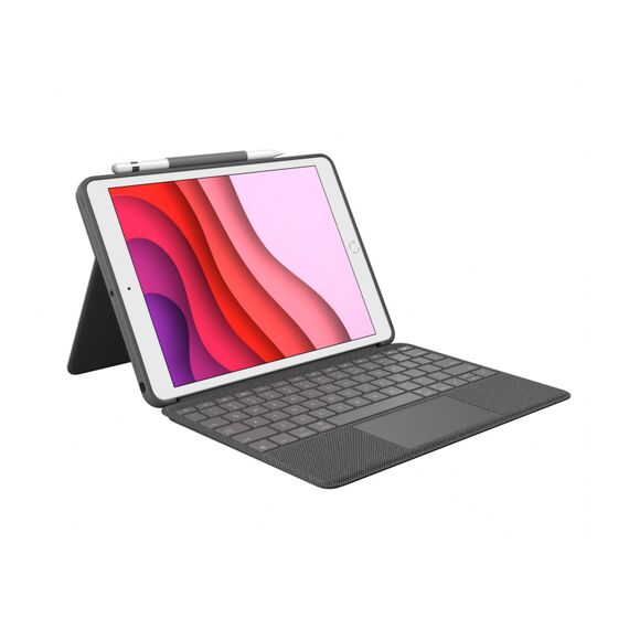 Logitech Combo Touch - Keyboard and folio case - wit | 920-009624
