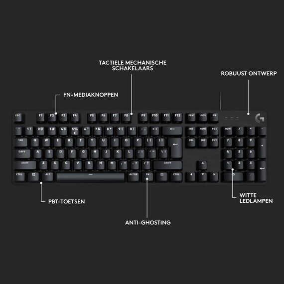 Logitech G G413 SE - Keyboard - backlit - USB - QWER | 920-010437