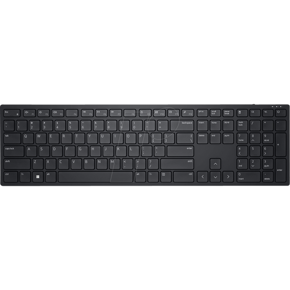 Dell KB500 - Keyboard - wireless - 2.4 GHz - QWE | KB500-BK-R-GER