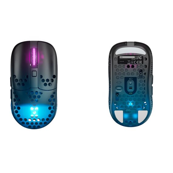 Xtrfy MZ1 - Mouse - ergonomic - optical - wirele | MZ1W-RGB-BLACK