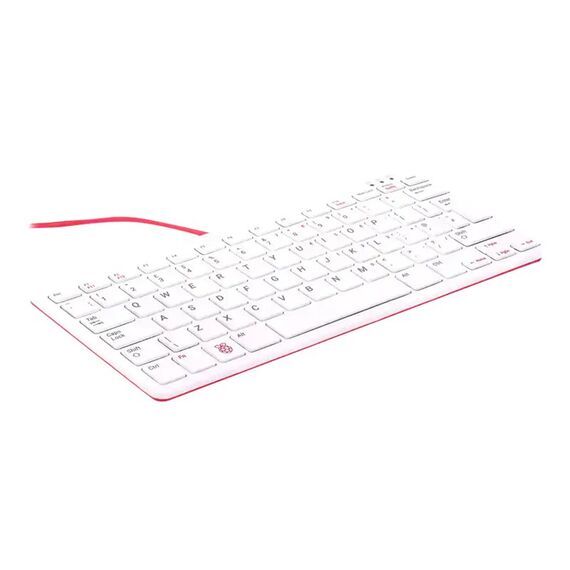 Raspberry Pi - Keyboard - USB - German - white, red | RB-TASTA01W