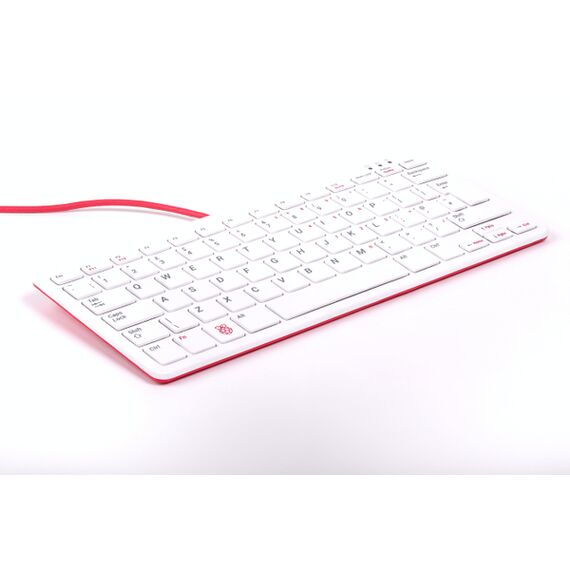 Raspberry Pi - Keyboard - USB - German - white, red | RB-TASTA01W
