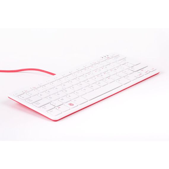 Raspberry Pi - Keyboard - USB - German - white, red | RB-TASTA01W