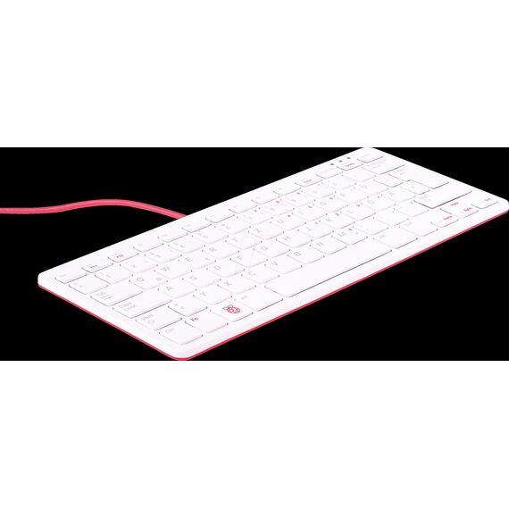 Raspberry Pi - Keyboard - USB - German - white, red | RB-TASTA01W