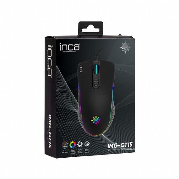 Inca IMG-GT15 / Ambidextrous / USB Type-A / 4800 DPI / Pressed bu