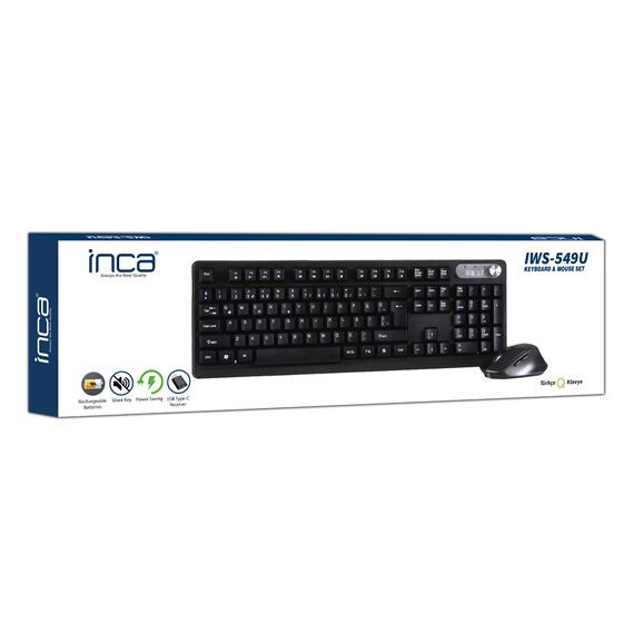 Inca IWS-549U / Full-size (100%) / Straight / RF Wireless + USB /