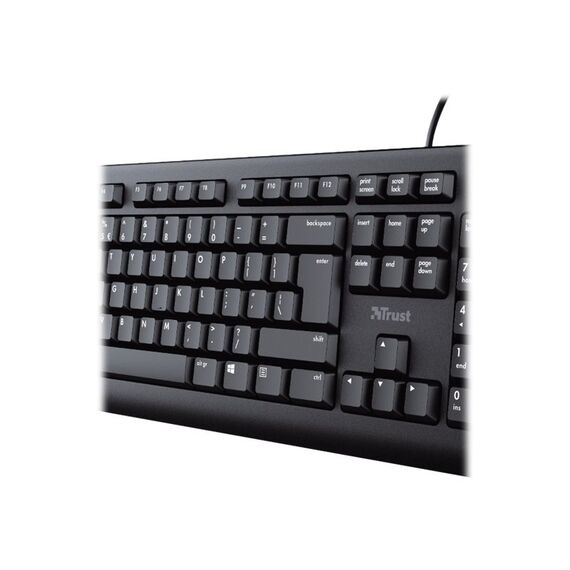 Trust TKM-250 - Keyboard and mouse set - USB - German | 23978