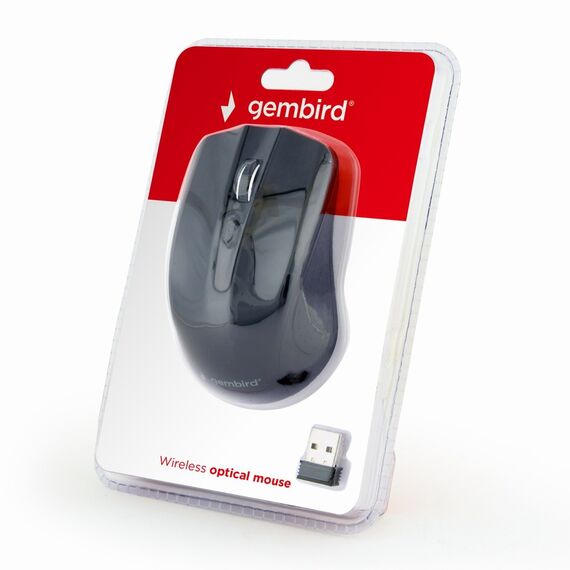 Gembird MUSW-4B-04 - Mouse - optical - 4 buttons - wireless - 2.4