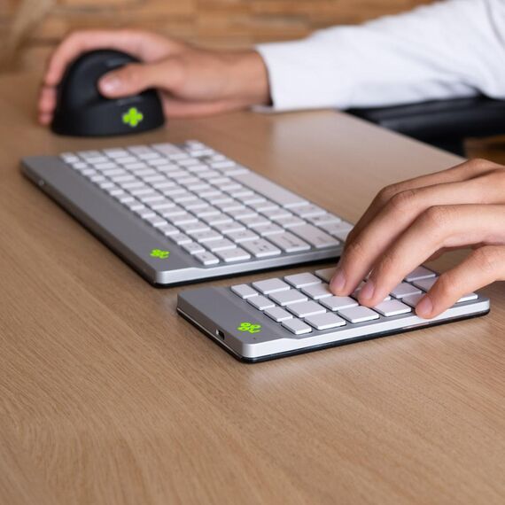 R-Go Numeric keyboard Compact break - Keypad - wire | RGOCONMWLWH