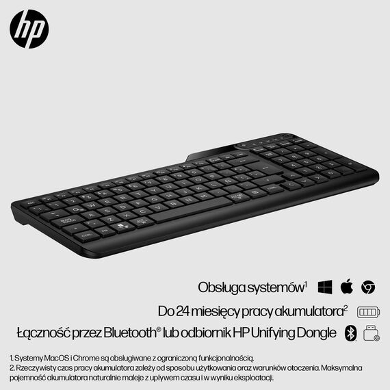HP 475 - Keyboard - dual-mode, multi-device, compac | 7N7B9AA#ABD