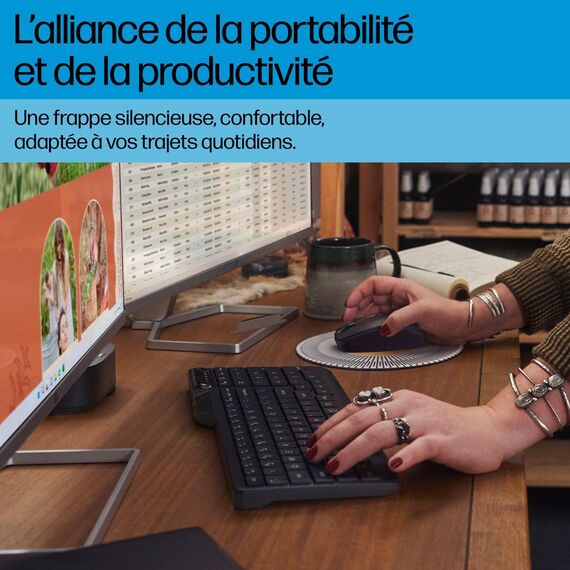 HP 475 - Keyboard - dual-mode, multi-device, compac | 7N7B9AA#ABD