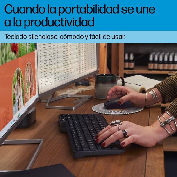 HP 475 - Keyboard - dual-mode, multi-device, compac | 7N7B9AA#ABD