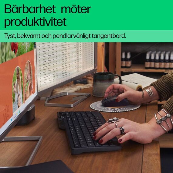 HP 475 - Keyboard - dual-mode, multi-device, compac | 7N7B9AA#ABD