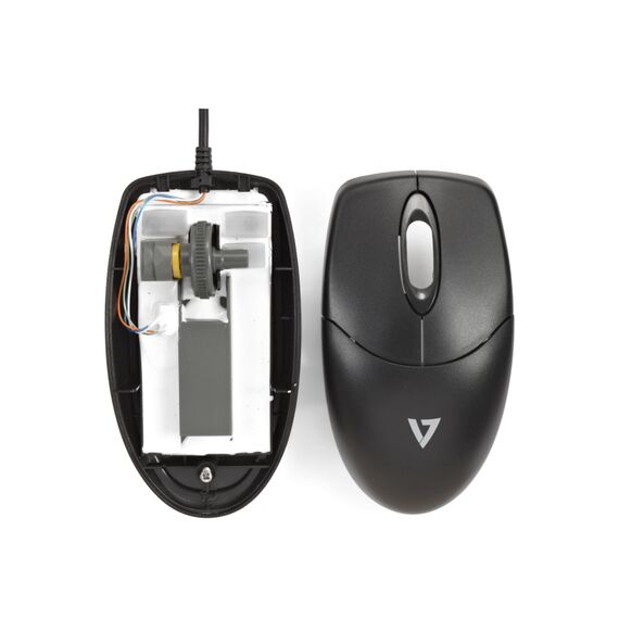 V7 CKU700DE - Keyboard and mouse set - washable - USB - QWERTZ -