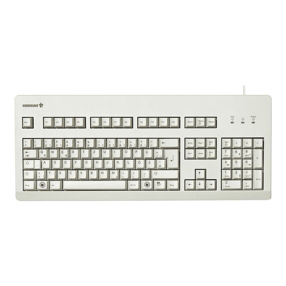 CHERRY G80-3000 - Keyboard - PS/2, USB - German | G80-3000LSCDE-0