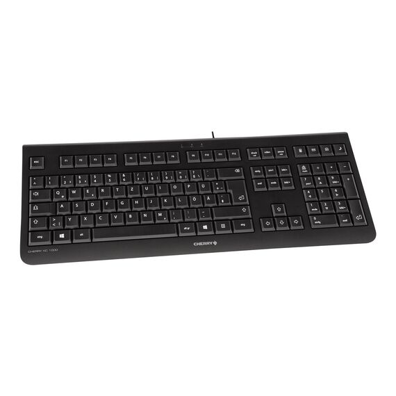 CHERRY KC 1000 - Keyboard - Nordic - black | JK-0800PN-2