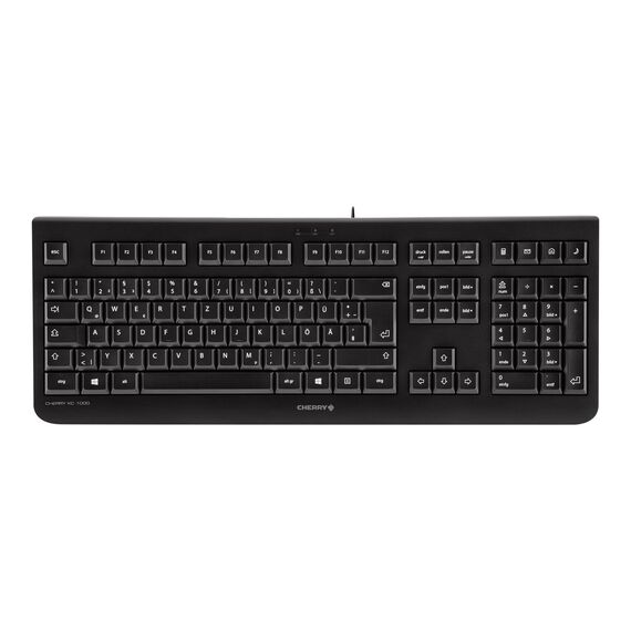 CHERRY KC 1000 - Keyboard - Nordic - black | JK-0800PN-2