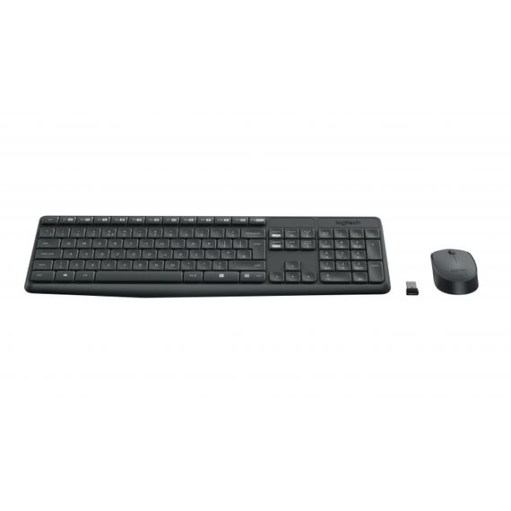 Logitech MK235 - Keyboard and mouse set - wireless - | 920-007909
