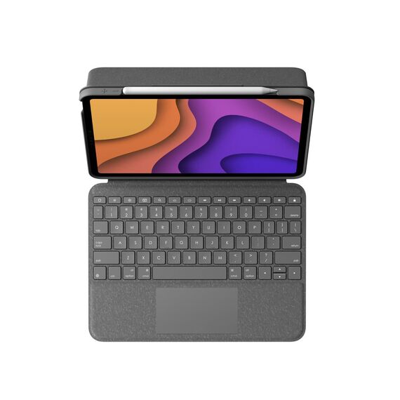 Logitech Folio Touch - Keyboard and folio case - wit | 920-010121