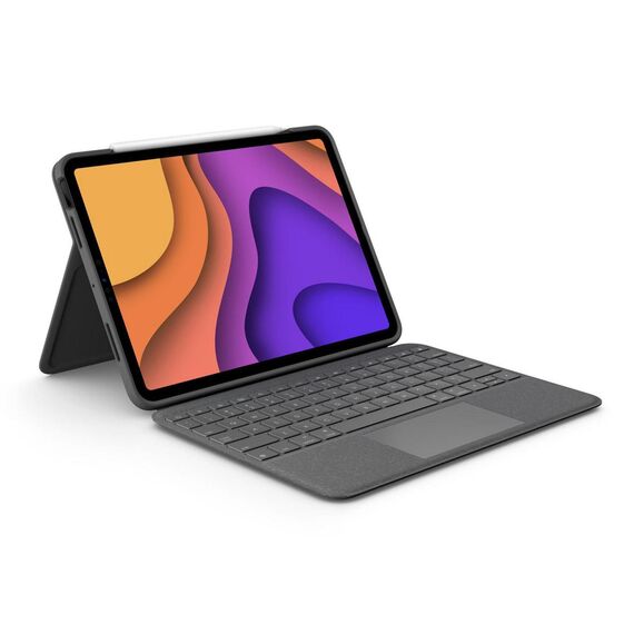 Logitech Folio Touch - Keyboard and folio case - wit | 920-010121