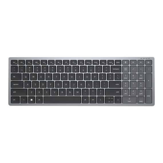 Dell KB740 - Keyboard - compact, multi device - w | KB740-GY-R-FR